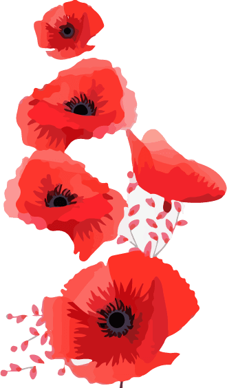 Decoración floral izquierda